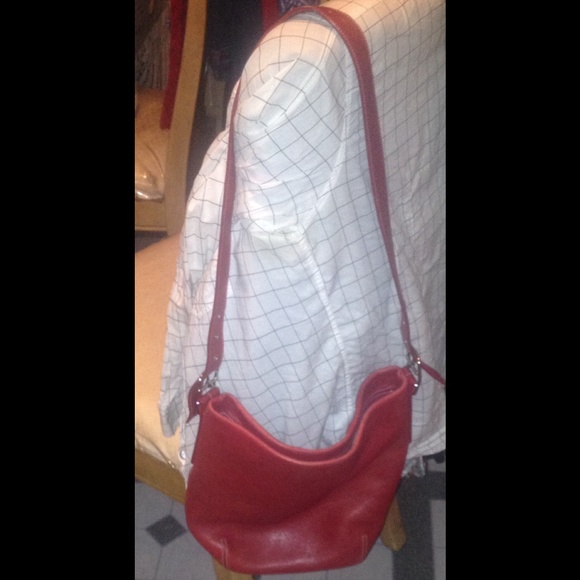 Coaching RED Duffle shoulder bag