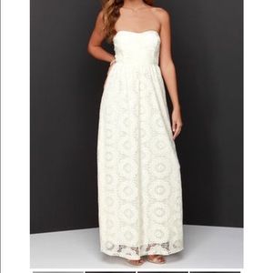 Lulu's white maxi dress