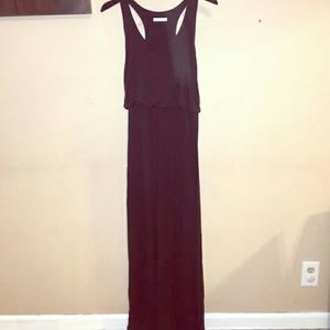 Black racerback maxi