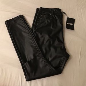 Missguided faux leather pants