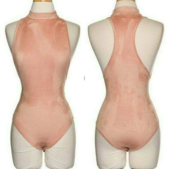Blushing pink bodysuit