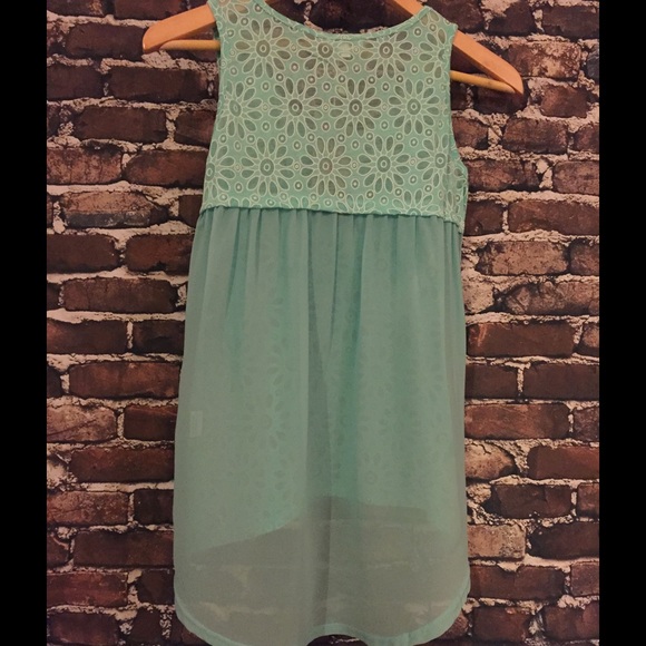 High-Low Tank in Mint - Picture 2 of 3