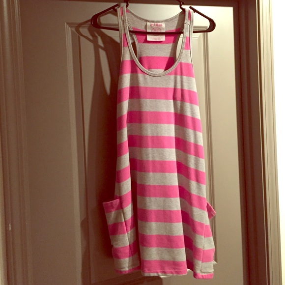 Pink Striped Dress
