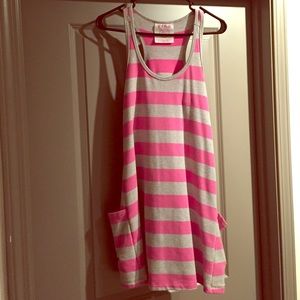 Pink Striped Dress