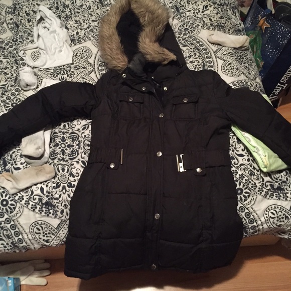 Fitted Black Winter Jacket