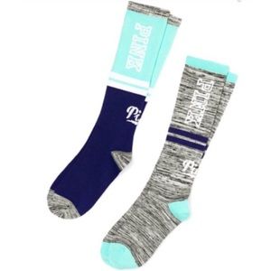 Pink knee high socks!