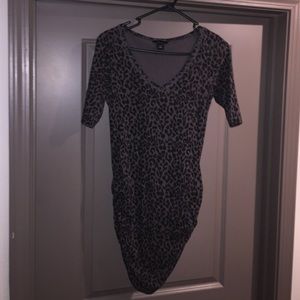 Cheetah Print Ruched Tunic