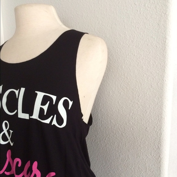 LAST ONE! (plus) Muscles and Mascara tank - Picture 2 of 3