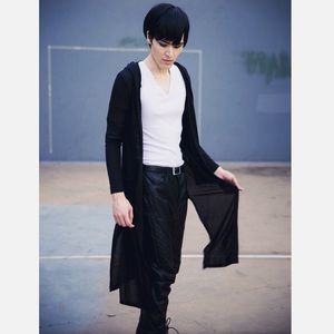 Rue21 Sweaters - 🆕Black Hooded Long Cardigan Duster Lightweight S Rue21 Sweaters - 🆕Black Hooded Long Cardigan Duster Lightweight S