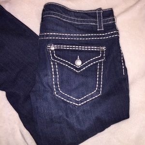 Paisley sky boot cut jeans