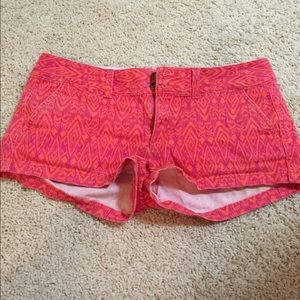 Orange and Pink tribal shorts