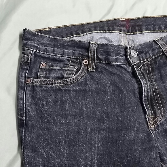 7 SEVEN FOR ALL MANKIND black faded jeans size 29 - Picture 3 of 4