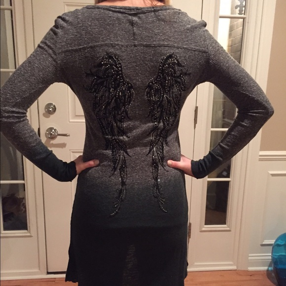 Miss Me Sweaters - Miss me ombré cardigan