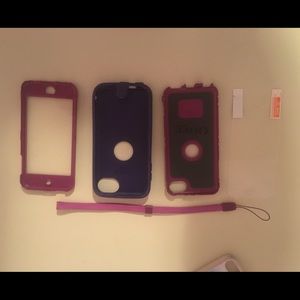 5 Piece OtterBox Brand iPod Touch Case!