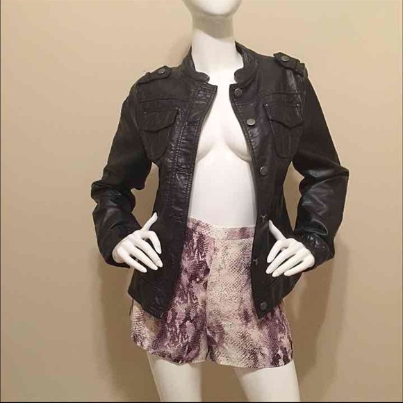 Matte leather jacket - Picture 2 of 4