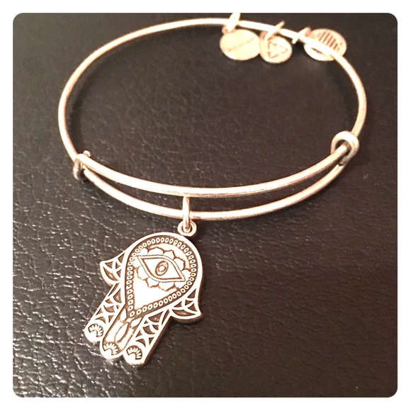 Alex and Ani Hand of Fatima in silver