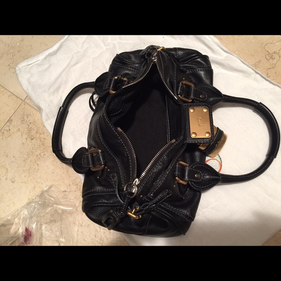 Chloe paddington black leather satchel - Picture 2 of 4