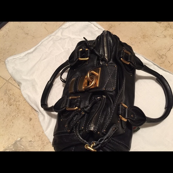 Chloe paddington black leather satchel - Picture 3 of 4