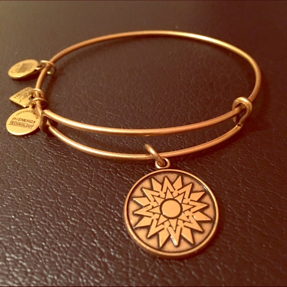 Alex and Ani New Beginnings in gold