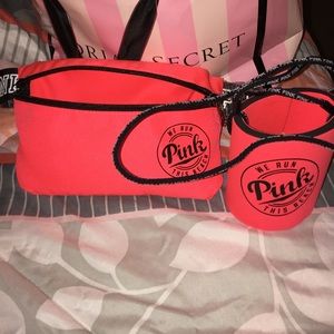 BRAND NEW Victoria Secret fanny pack and cozy