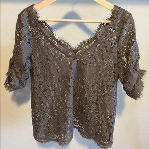 Joie Nevina Lace Blouse