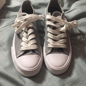Grey sneakers