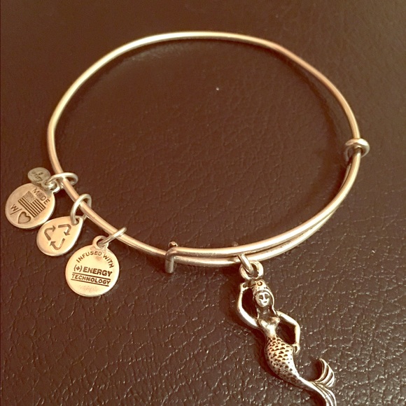 Alex and Ani Mermaid in silver