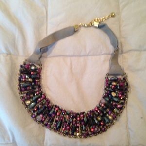 Sparkly purple bead necklace