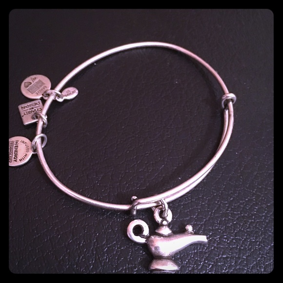 Alex and Ani Lamp of Light in silver