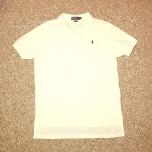 Men's White Polo