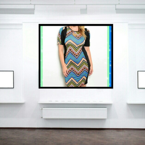 Price drop✨Plus✨Colorful dress - Picture 2 of 7