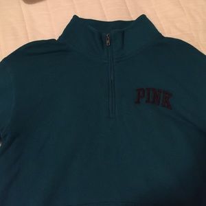 Victoria secret pink quarter zip!! Worn once!