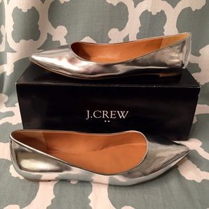 ✨NIB✨ J. Crew Amelia Mirror Metallic Flats