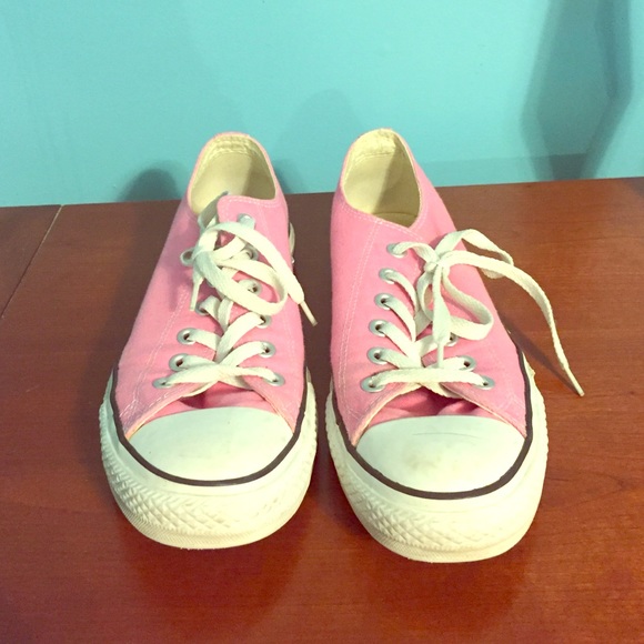 Pink converse.