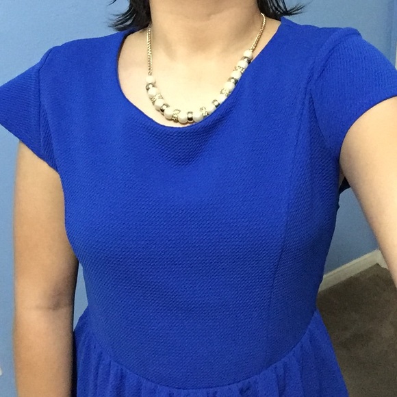 Francesca's collection blue dress
