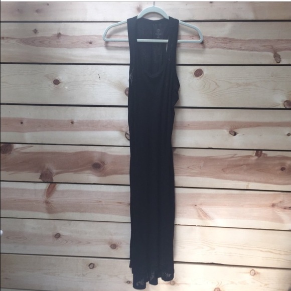 Black maxi dress. The balance collection