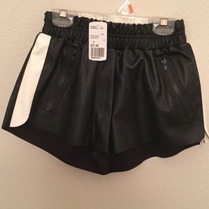 **brand new forever 21** faux leather shorts
