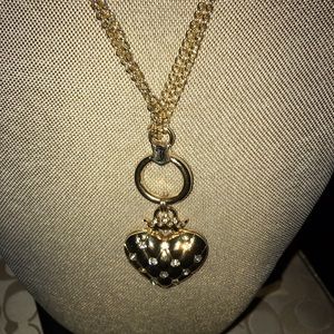 Super fab NWOT Juicy Couture heart necklace