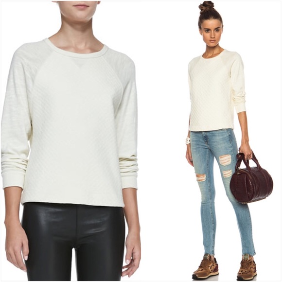 rag & bone Sweaters - ⛔️SOLD⛔️Rag & Bone Rein Quilted Sweater in Almond