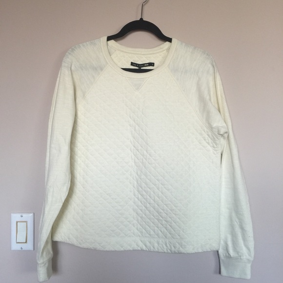 ⛔️SOLD⛔️Rag & Bone Rein Quilted Sweater in Almond - Picture 3 of 3