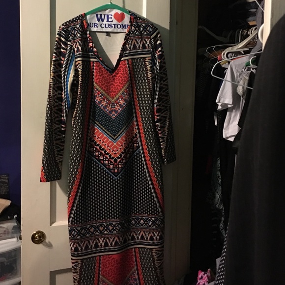 bohiem bodycon dress