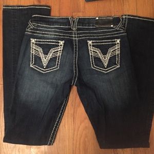 Chelsea slim boot Vigoss 9 10 rhinestone jeans