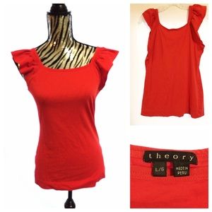 Cute Theory Coral color top