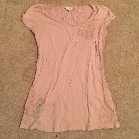 Stitched Flower Tee
