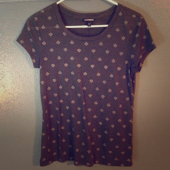 🚫SOLD🚫Express Diamond Tee 💎