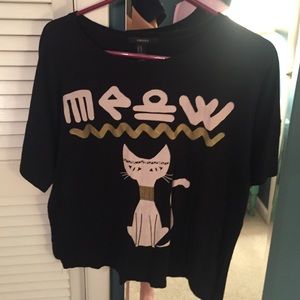 Meow t shirt