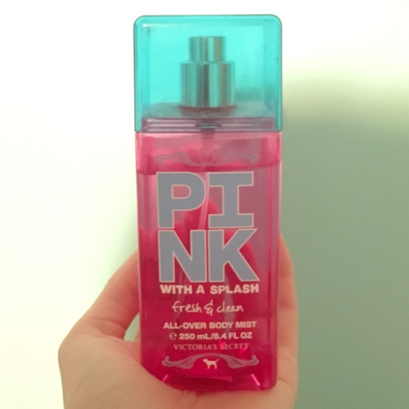 PINK With A Splash fresh & clean body mist perfume