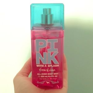 PINK With A Splash fresh & clean body mist perfume