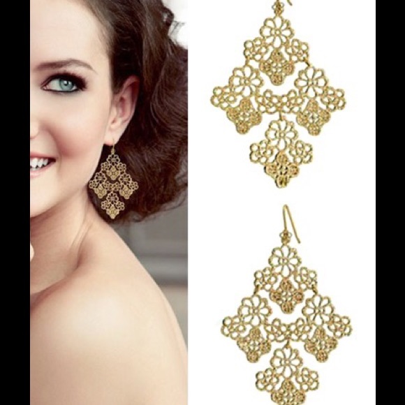 • SALE • Bohemian Style Large Earrings • - Picture 2 of 3