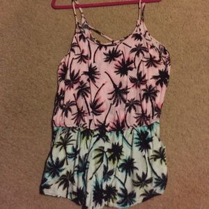 Rue 21 tropical romper